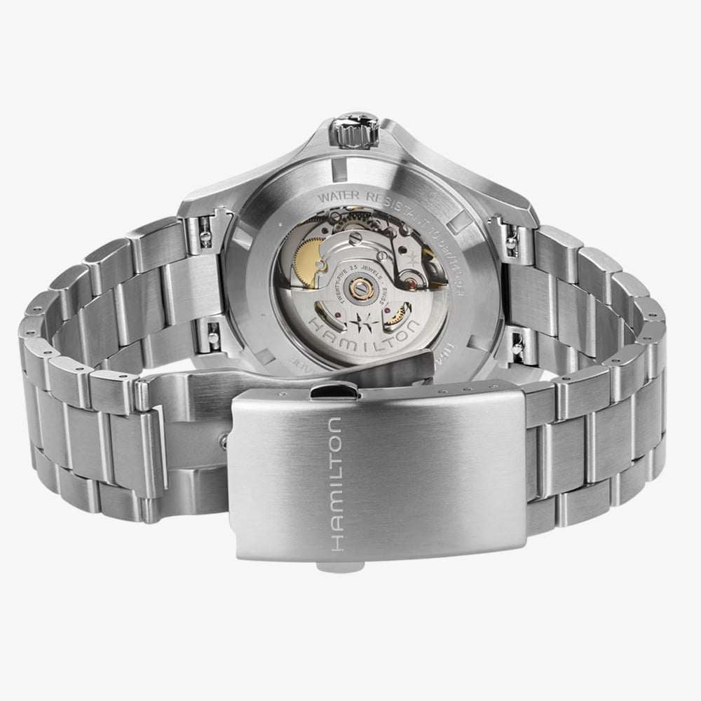 Hamilton H64475140 Mens Khaki Field King Blue Dial Watch