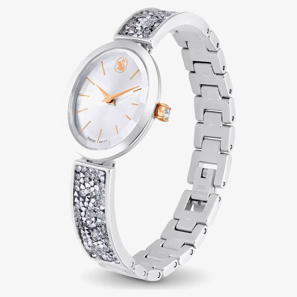 Swarovski Ladies Crystal Rock Silver Watch 5656878