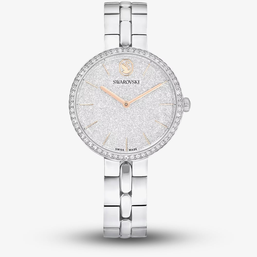 House of Watches - Swarovski Cosmopolitan Glitter Dial Silver Watch 5742475