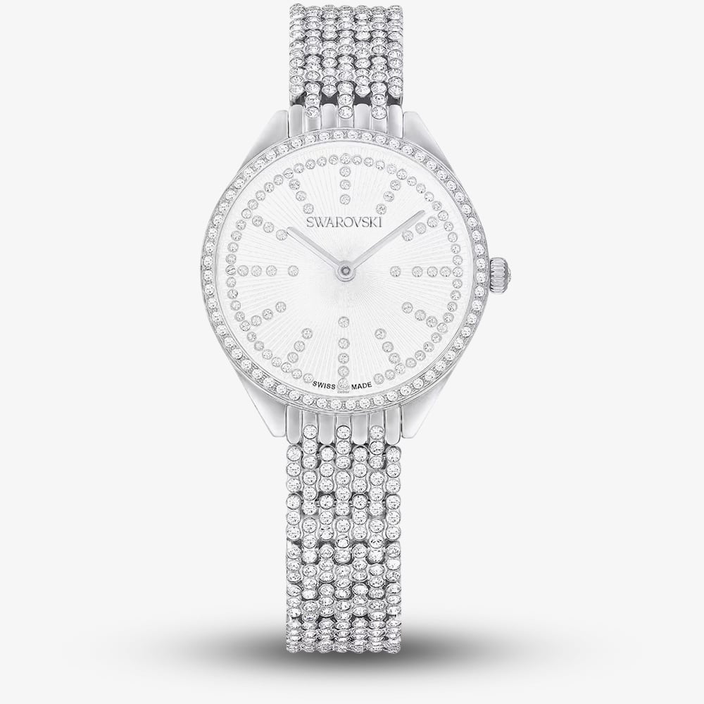 House of Watches - Swarovski Attract White Crystal Bracelet Watch 5742479