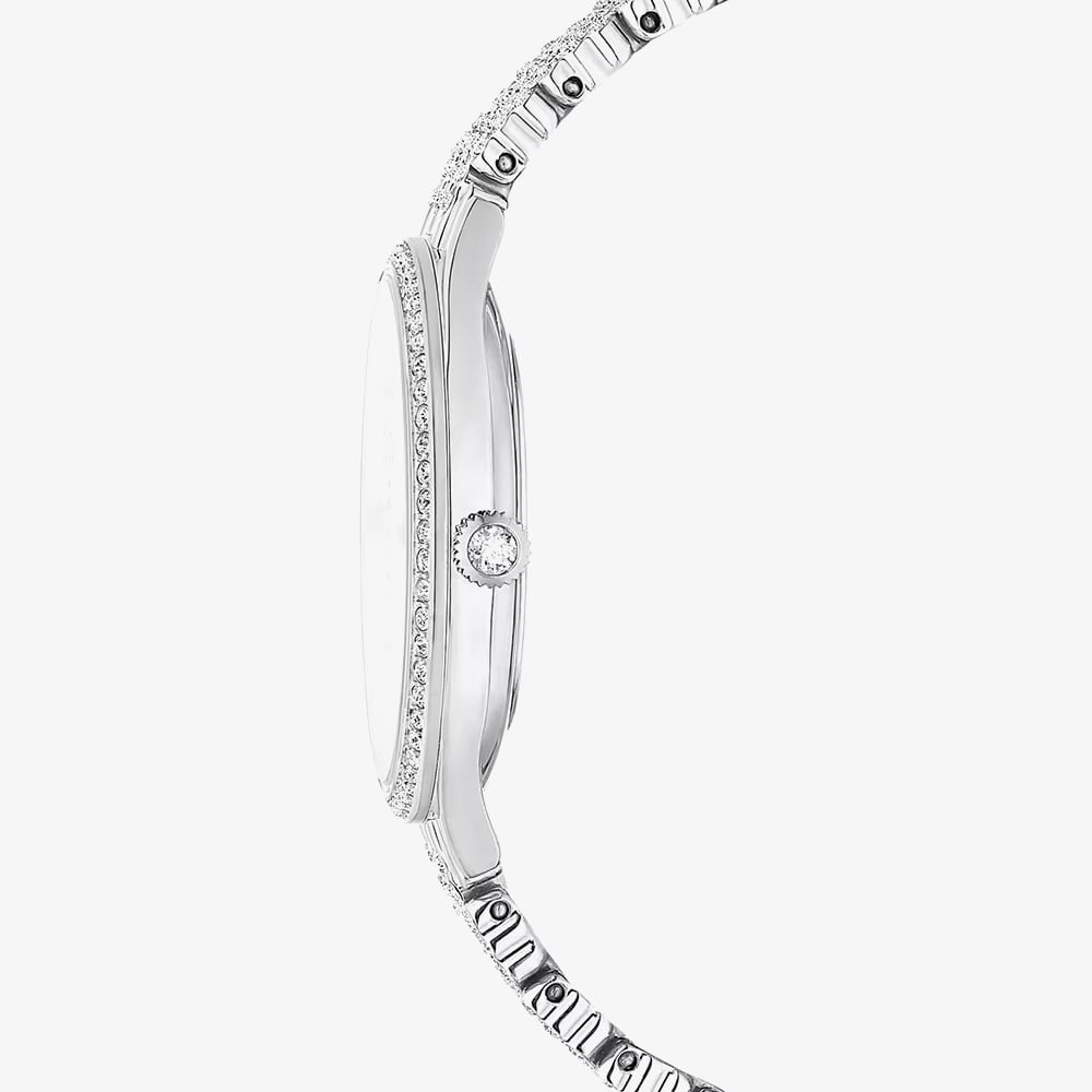 Swarovski Attract White Crystal Bracelet Watch 5742479
