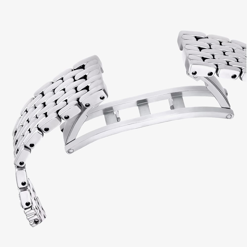 Swarovski Attract White Crystal Bracelet Watch 5742479