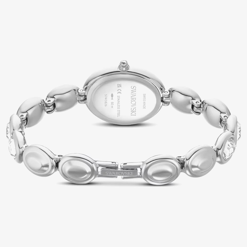 Swarovski Ladies Imber Oval White Dial Bracelet Watch 5740826