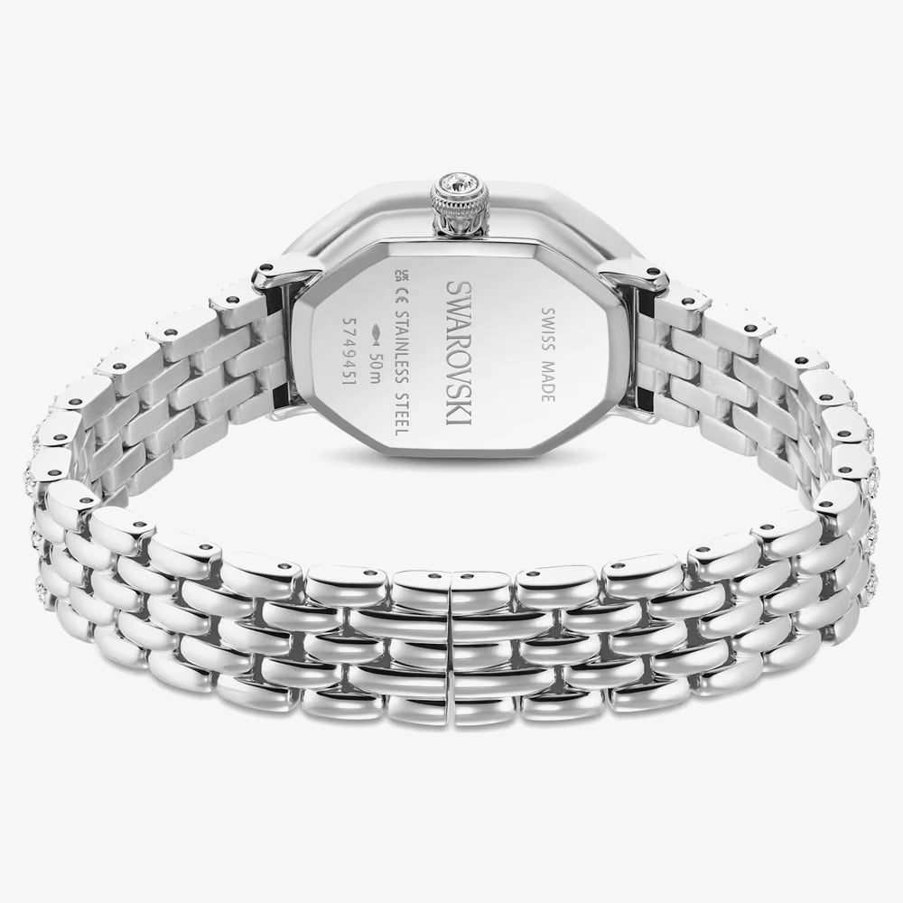 Swarovski Ladies Dextera Octagonal Whit Dial Bracelet Watch 5749451