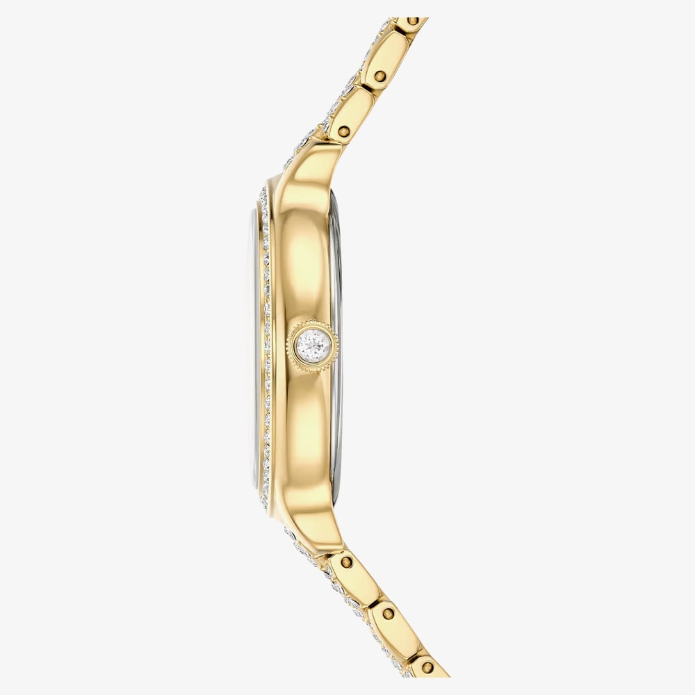 Swarovski Ladies Imber Golden White Dial Bracelet Watch 5718169