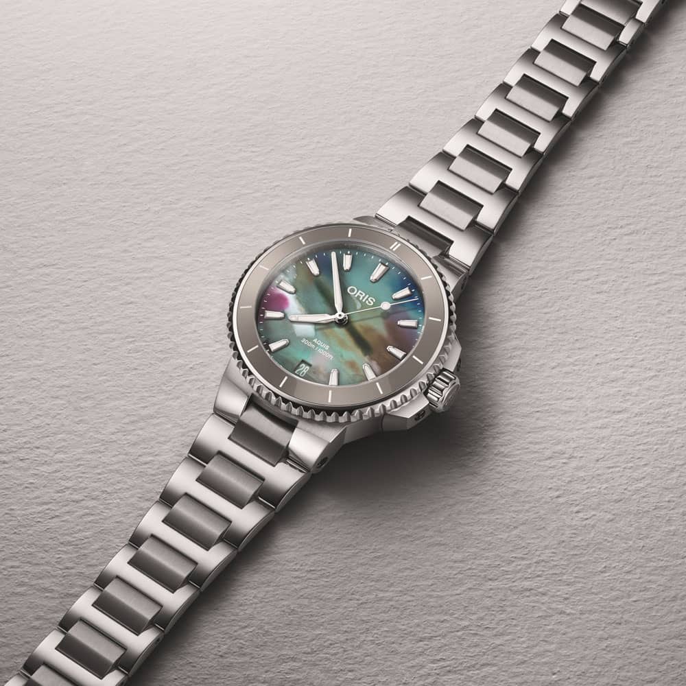 Oris Aquis Upcycle Multi-Coloured Stainless Steel Watch 01 733 7792 4150-07 8 19 05P