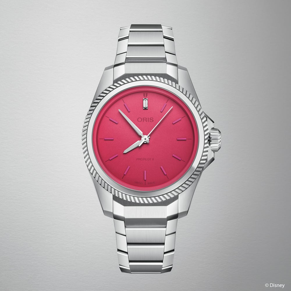 Oris Ladies Propilot X Miss Piggy Edition Pink Watch 01 531 7796 4158-07 8 17 05LC