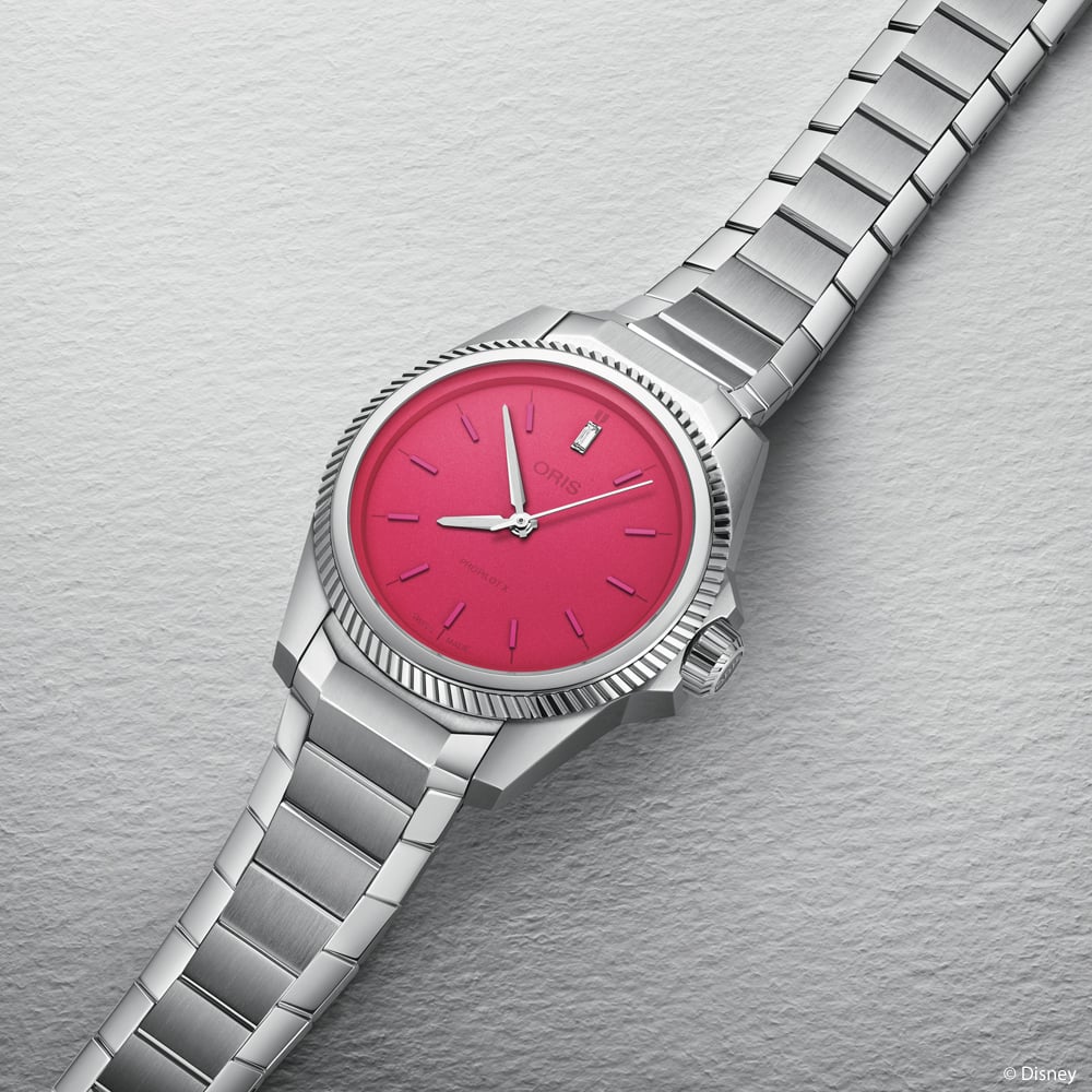 Oris Ladies Propilot X Miss Piggy Edition Pink Watch 01 531 7796 4158-07 8 17 05LC