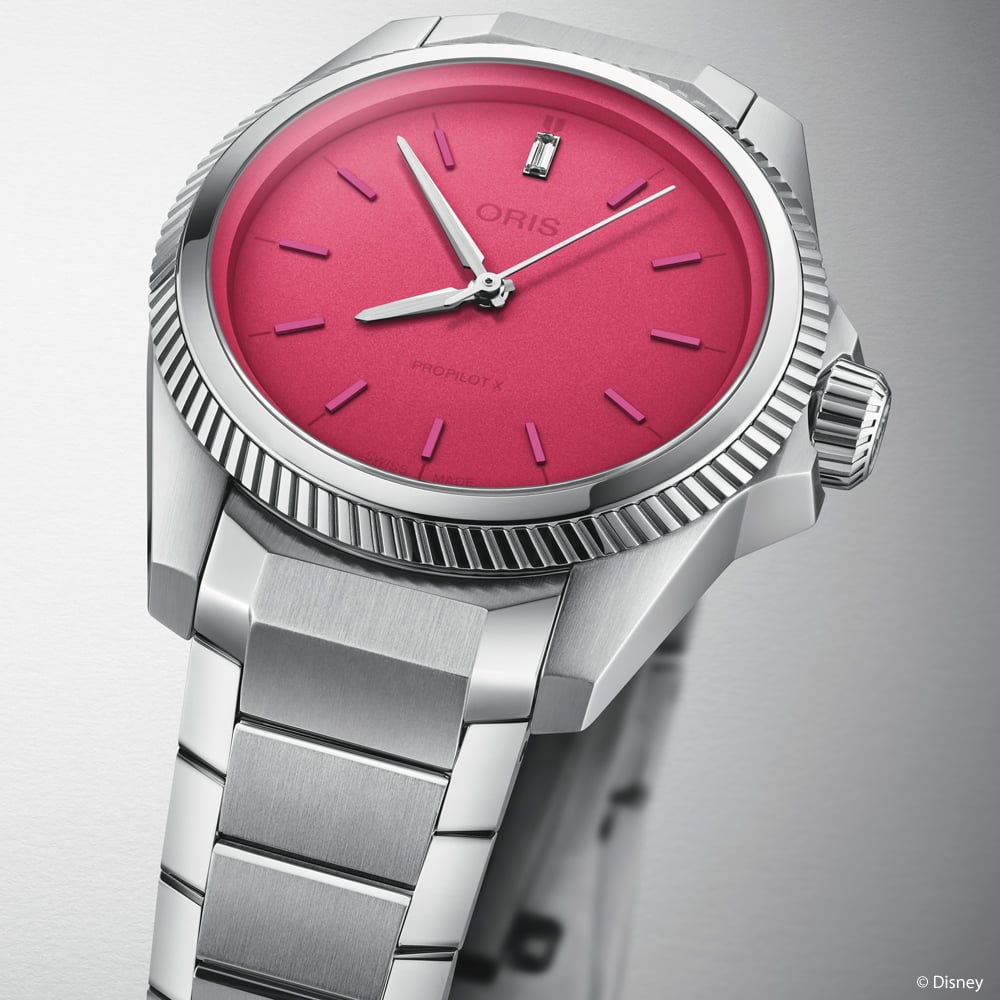 Oris Ladies Propilot X Miss Piggy Edition Pink Watch 01 531 7796 4158-07 8 17 05LC