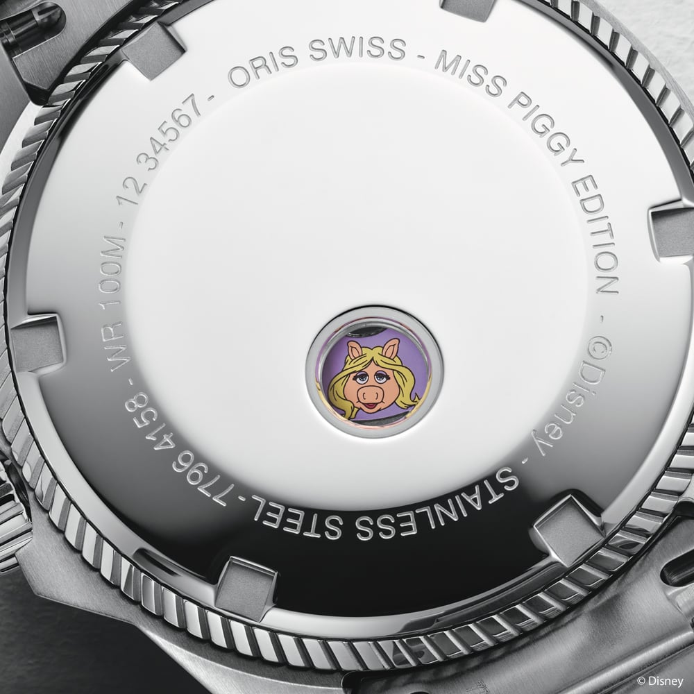 Oris Ladies Propilot X Miss Piggy Edition Pink Watch 01 531 7796 4158-07 8 17 05LC