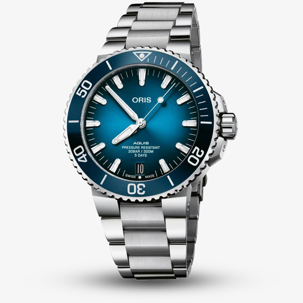 House of Watches - Oris Aquis Date Calibre 400 Bracelet Watch 01 400 7763 4135-07 8 24 09PEB