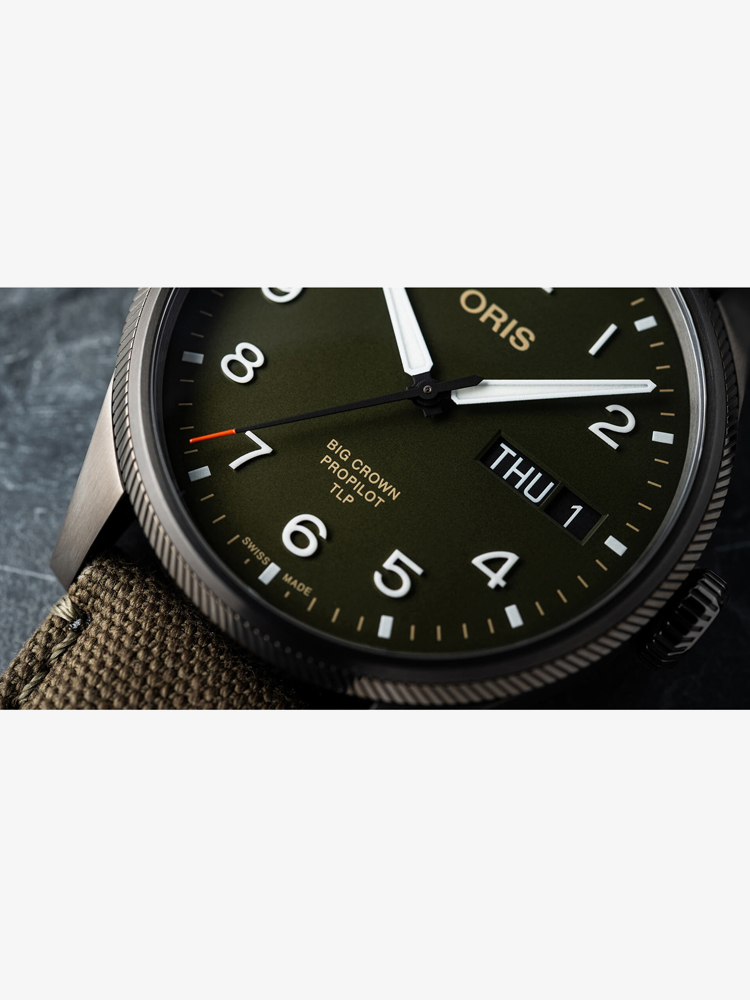 Oris Mens Limited Edition TLP Big Crown ProPilot Watch 01 752 7760 4287-SET