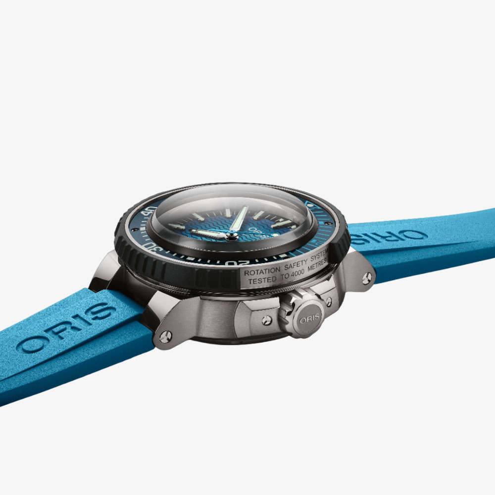 Oris Mens Aquis Pro Blue Watch 01 400 7777 7155-Set