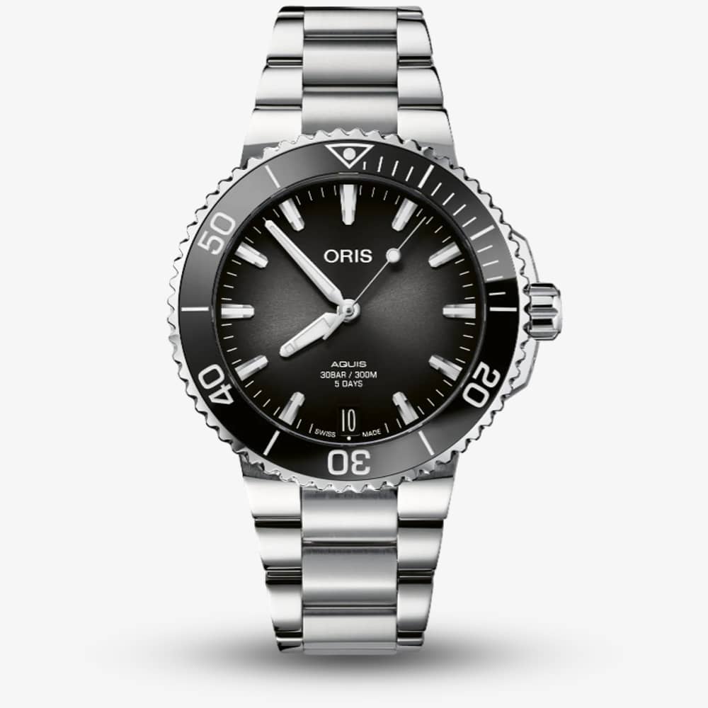 House of Watches - Oris Mens Aquis Date Calibre 400 Watch 01 400 7769 4154-07 8 22 09PEB