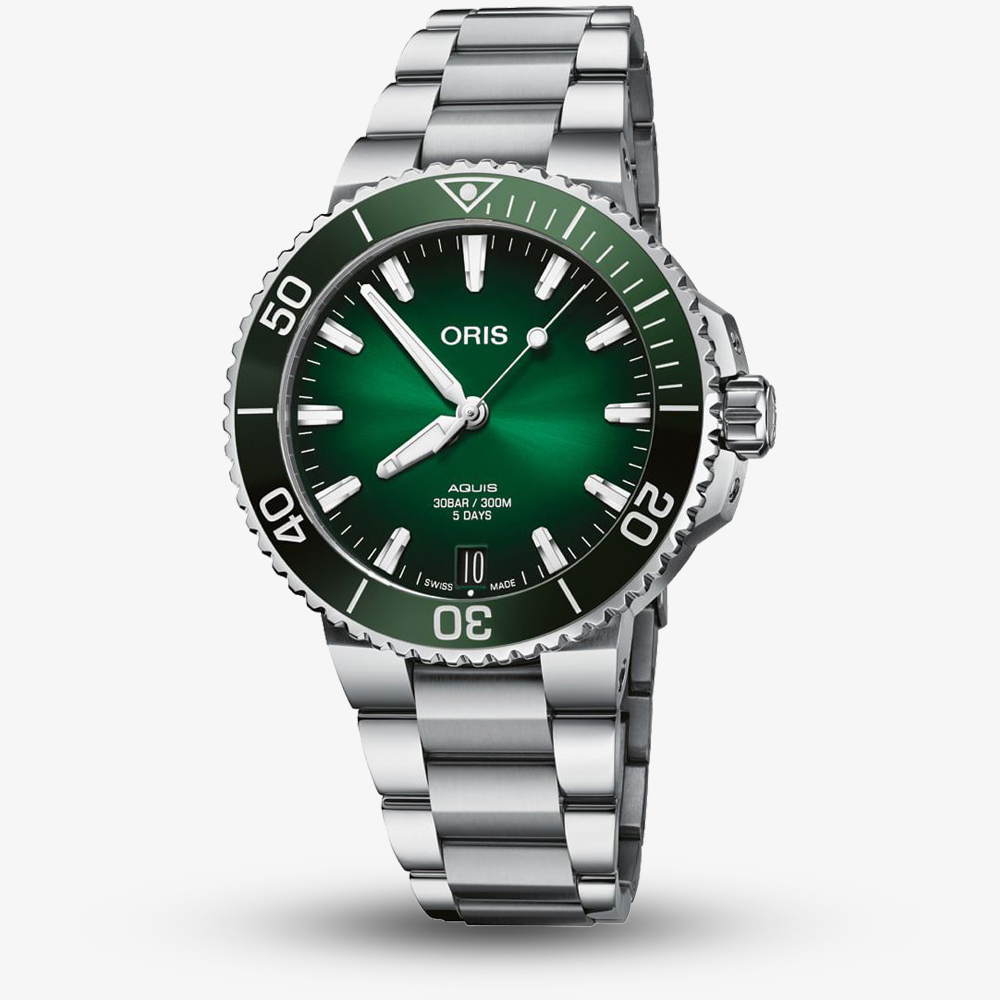 House of Watches - Oris Mens Aquis Date Calibre 400 Watch 01 400 7769 4157-07 8 22 09PEB