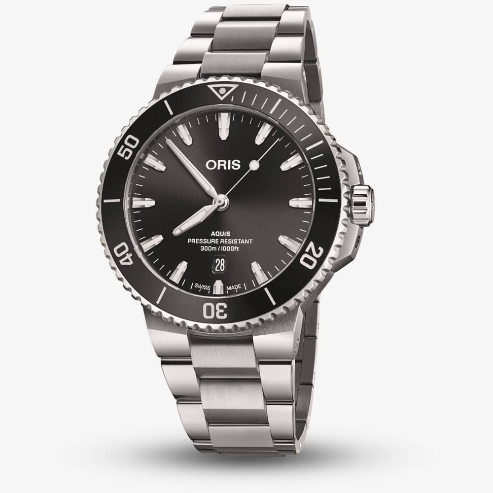 House of Watches - Oris Aquis Black Dial Stainless Steel Watch 01 733 7789 4154-07 8 23 04PEB