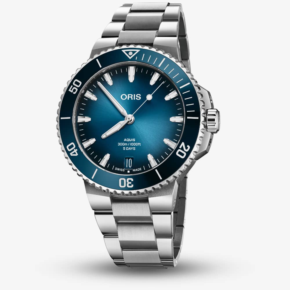 House of Watches - Oris Aquis Blue Stainless Steel Watch 01 400 7790 4135-07 8 23 02PEB