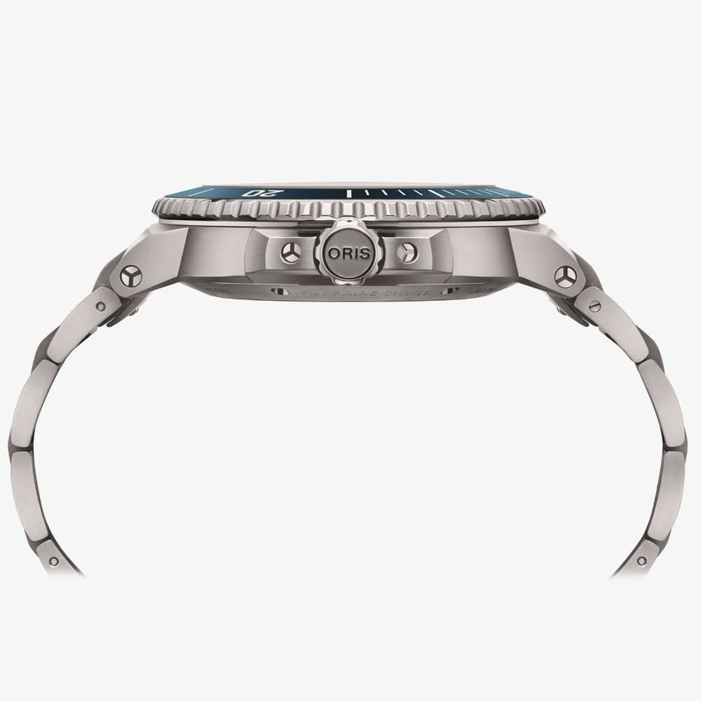 Oris Aquis Blue Stainless Steel Watch 01 400 7790 4135-07 8 23 02PEB