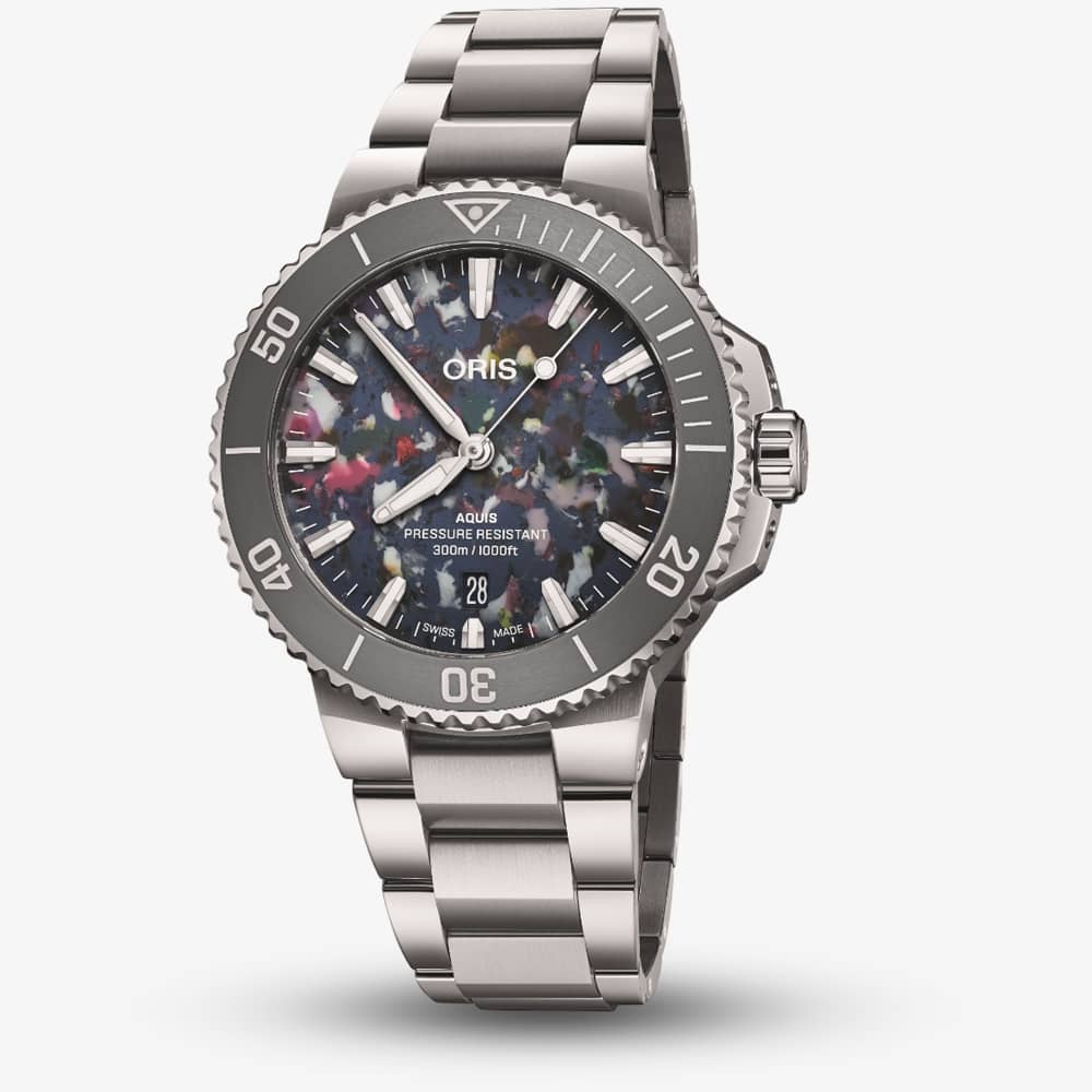 House of Watches - Oris Aquis Upcycle Multi-Coloured Watch 01 733 7787 4150-07 8 22 04PEB