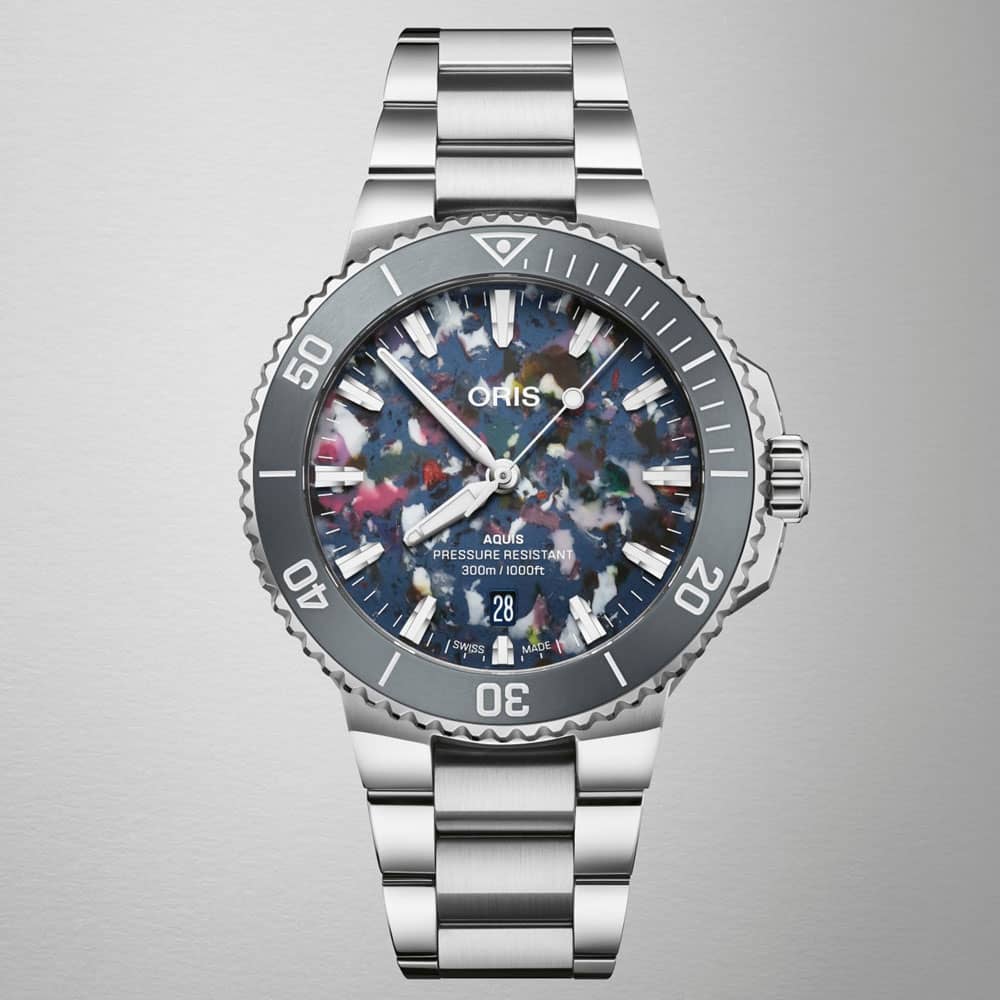Oris Aquis Upcycle Multi-Coloured Watch 01 733 7787 4150-07 8 22 04PEB