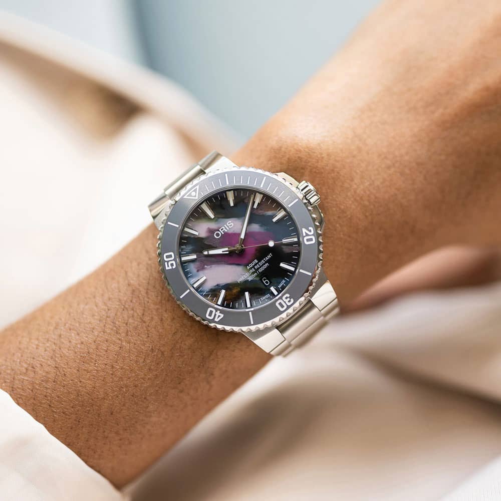 Oris Aquis Upcycle Multi-Coloured Watch 01 733 7787 4150-07 8 22 04PEB
