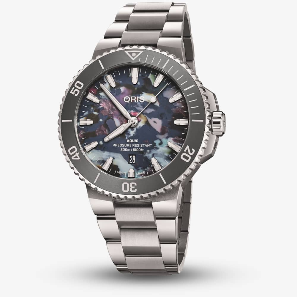 House of Watches - Oris Aquis Upcycle Multi-Coloured Watch 01 733 7789 4150-07 8 23 04PEB