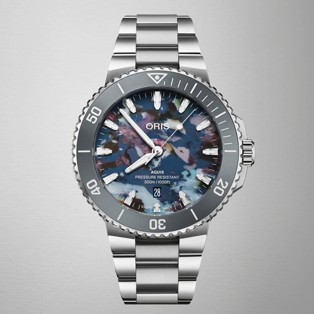 Oris Aquis Upcycle Multi-Coloured Watch 01 733 7789 4150-07 8 23 04PEB