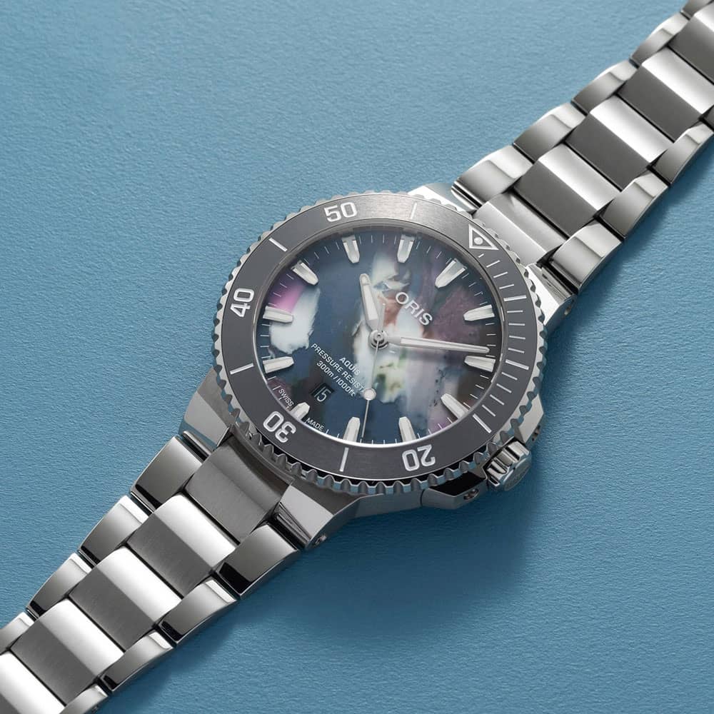 Oris Aquis Upcycle Multi-Coloured Watch 01 733 7789 4150-07 8 23 04PEB