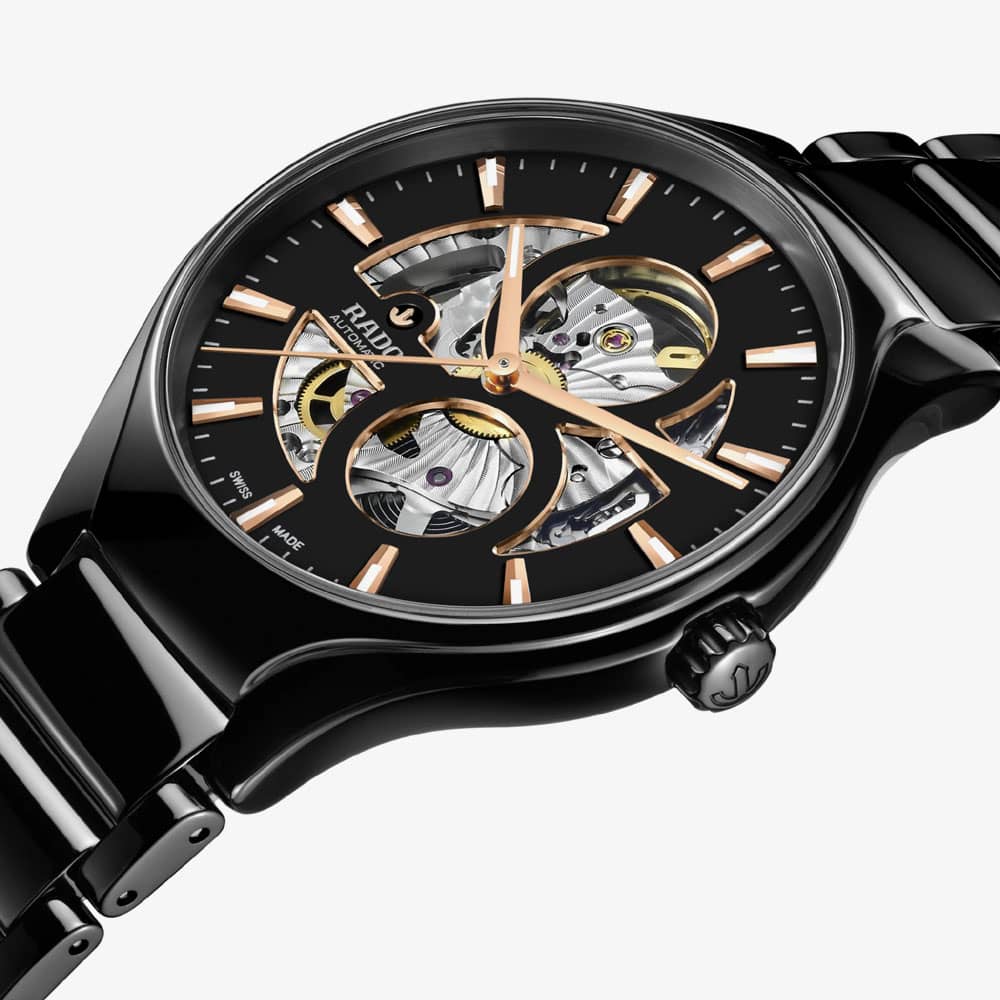 Rado True Round Automatic Open Heart Black Watch R27107172