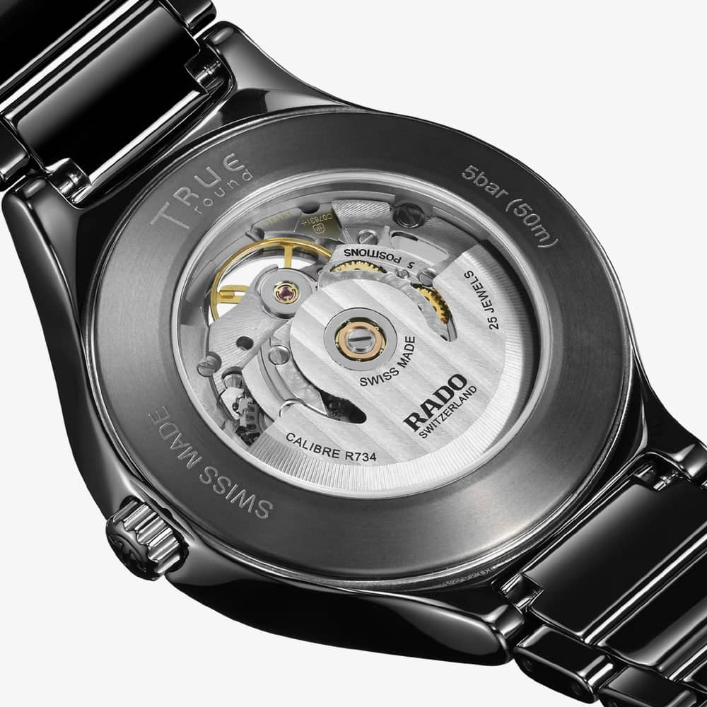Rado True Round Automatic Open Heart Black Watch R27107172
