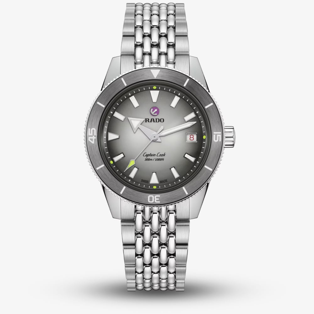 Rado R32222108 Mens Captain Cook X Tennis Grey Dial Watch