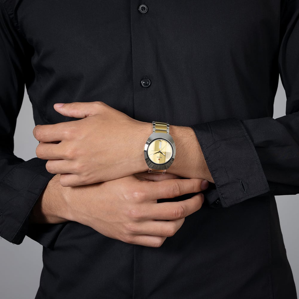 Rado Mens Diastar Original Automatic Two Colour Bracelet Watch R12160253