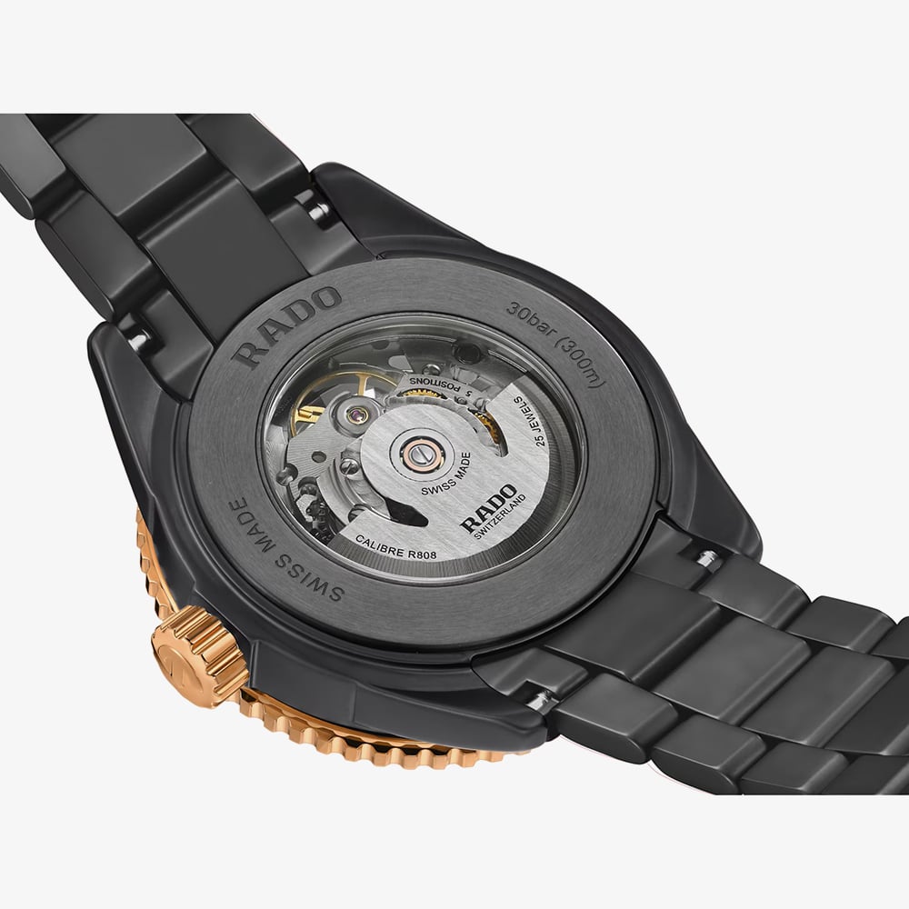 Rado Mens Limited Edition Captain Cook High-Tech Ceramic Skeleton Black Bracelet Watch R32192152