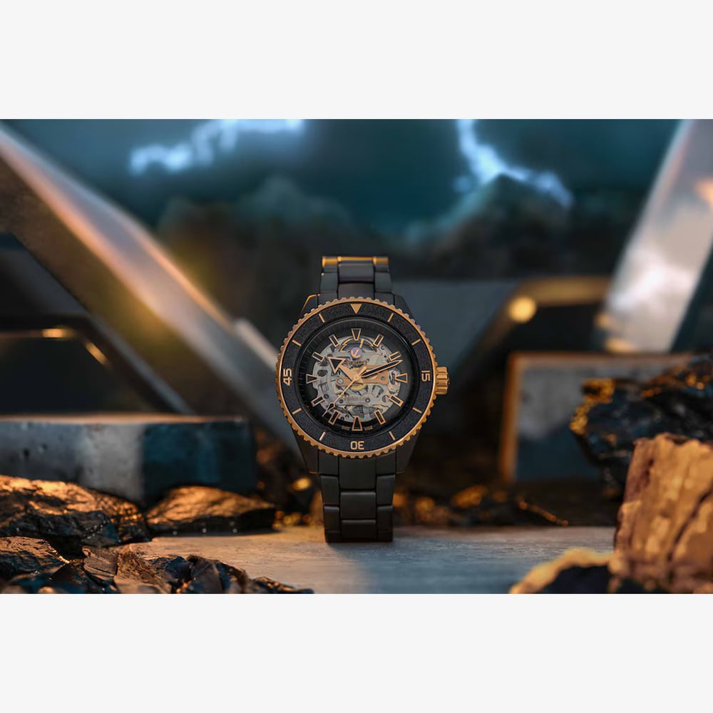 Rado Mens Limited Edition Captain Cook High-Tech Ceramic Skeleton Black Bracelet Watch R32192152