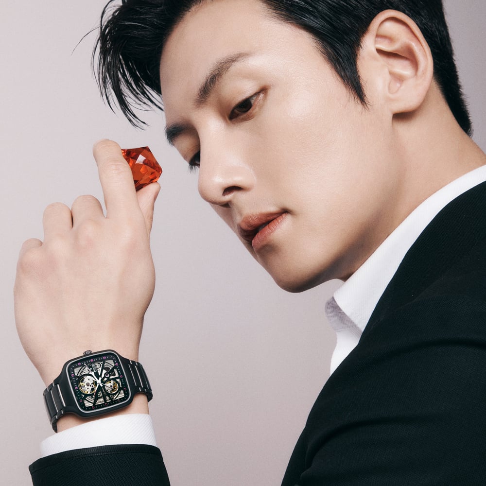 Rado Limited Edition Ji Chang Wook True Square Open Heart Ceramic Watch R27174712