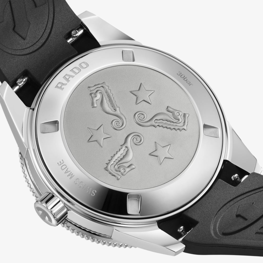 Rado Captain Cook Blue Dial Black Rubber Strap Watch R32223229