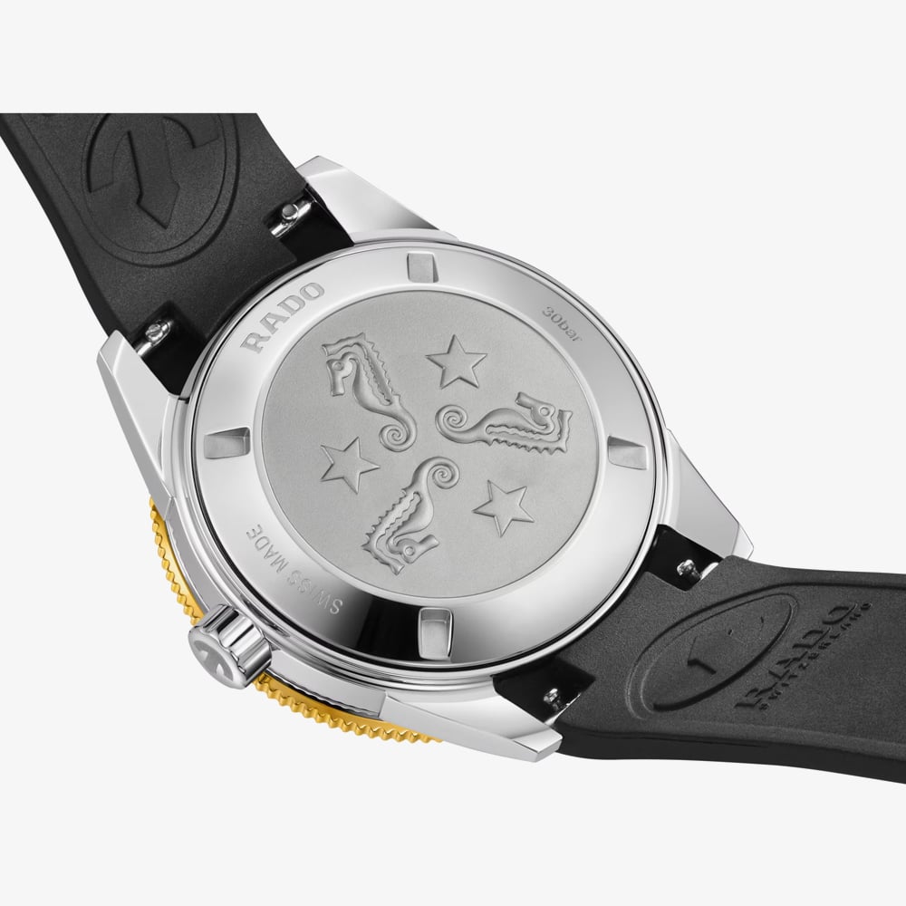 Rado Ladies Captain Cook Gold Dial Bracelet Watch R32223258
