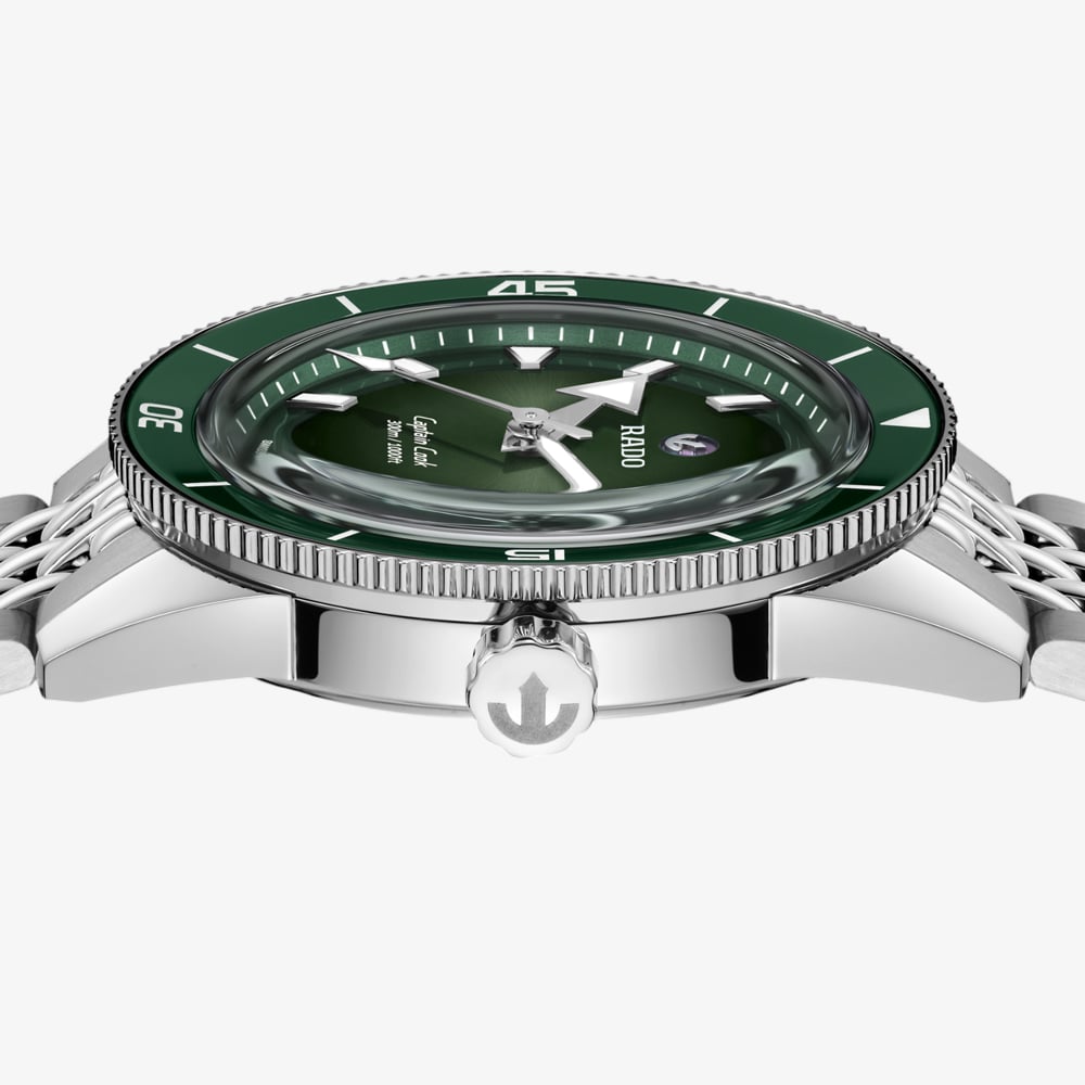Rado Unisex Captain Cook Green Dial Watch R32223313