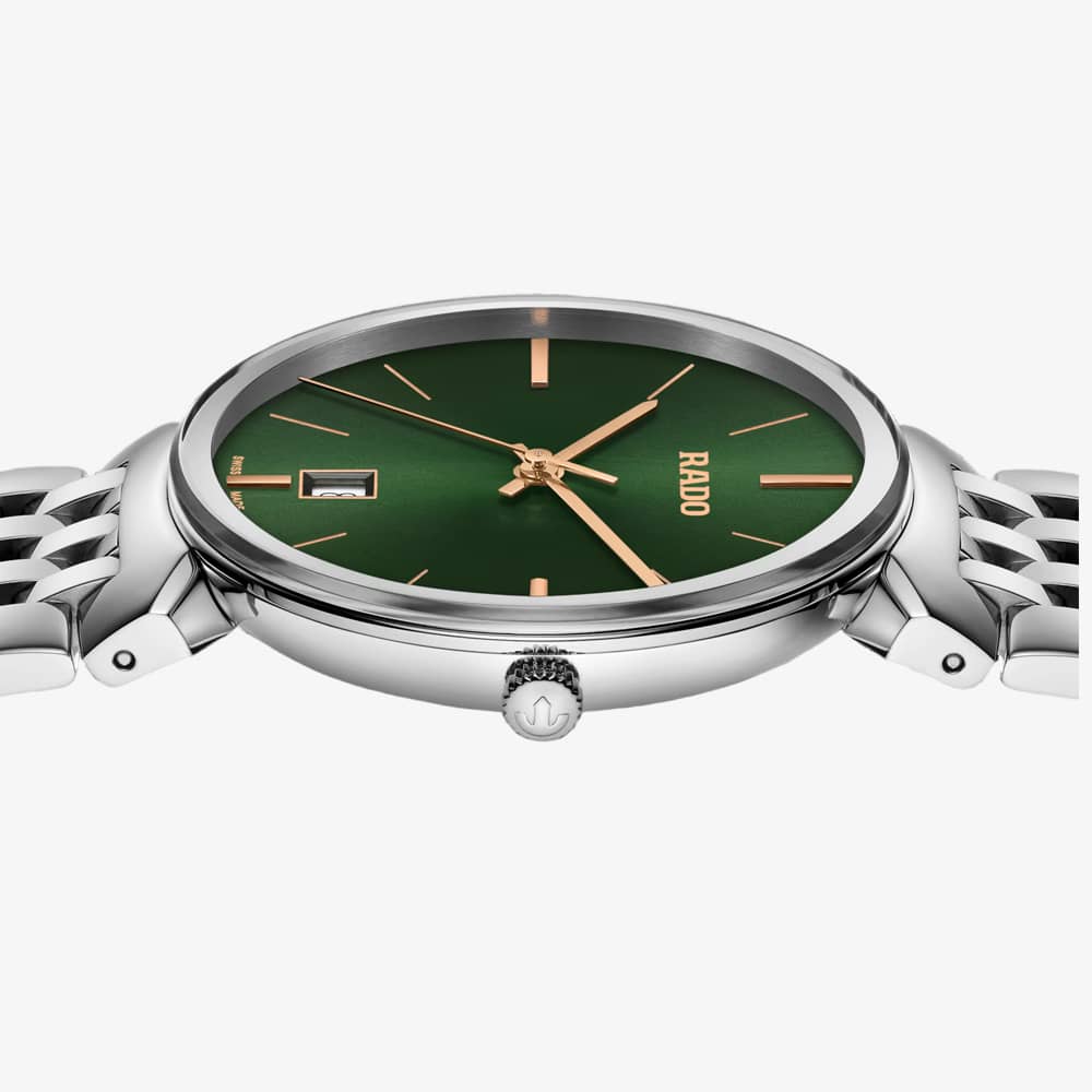 Rado Mens Florence Green Dial Bracelet Watch R48912313