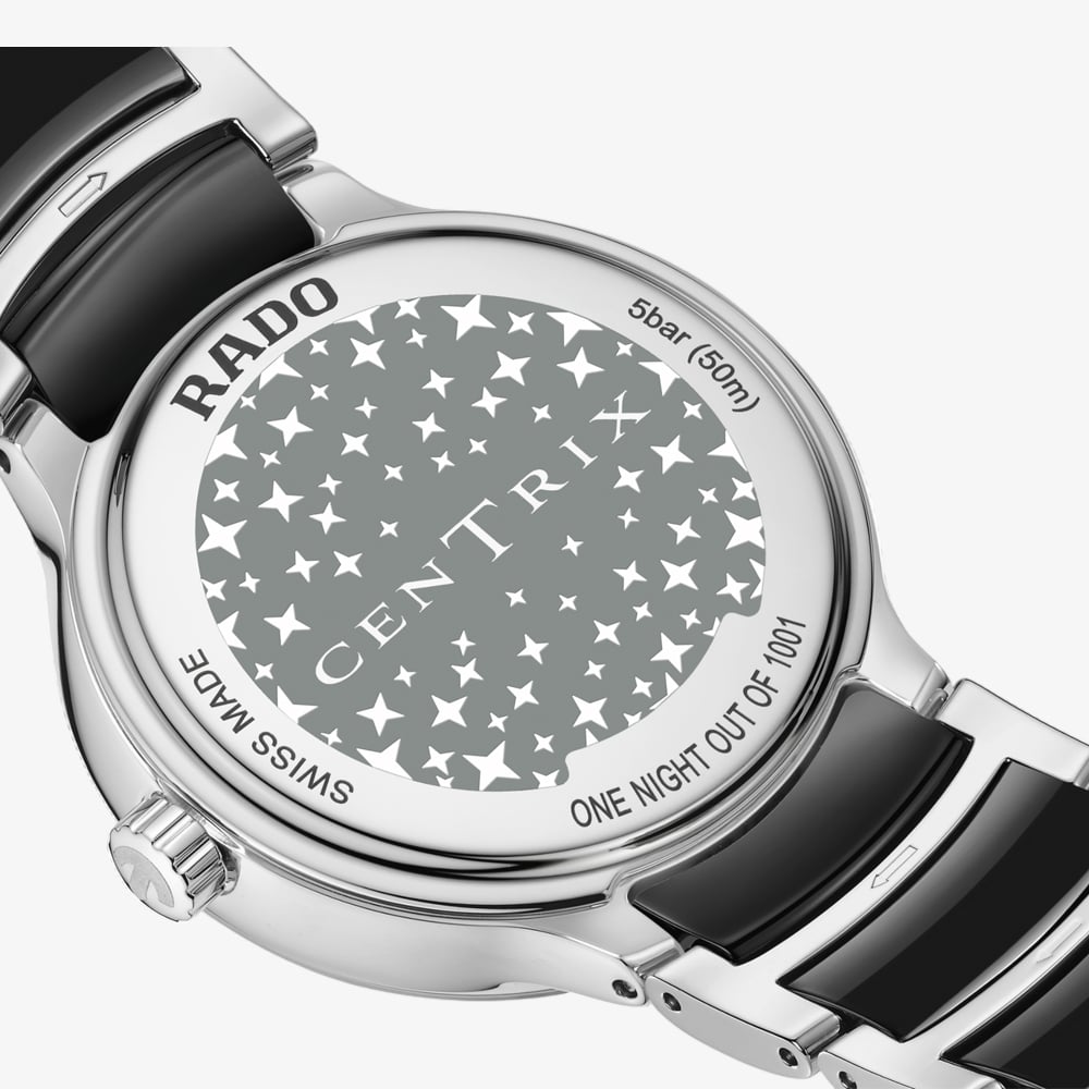 Rado Ladies Limited Edition Centrix Moonphase Mother Of Pearl & Aventurine Dial Watch R30234762