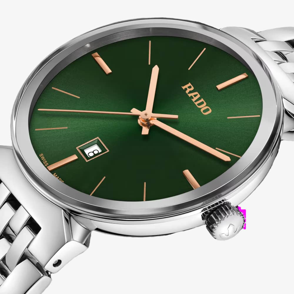 Rado Ladies Florence Green Dial Bracelet Watch R48913313