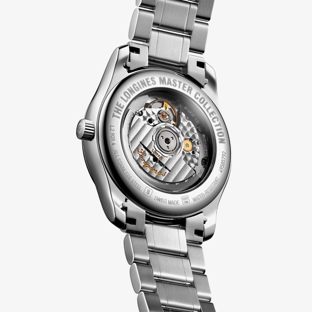 Longines Master Automatic Blue Dial Silver Bracelet Watch L2.909.4.92.6