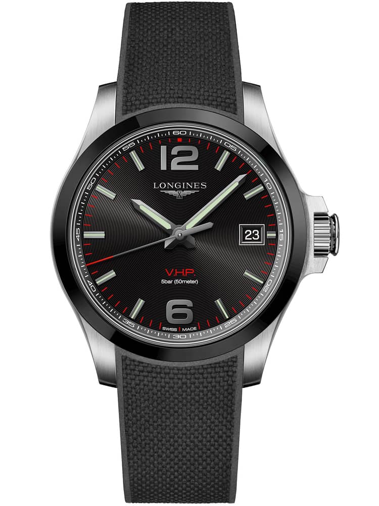 Longines Conquest V.H.P. Black Dial 