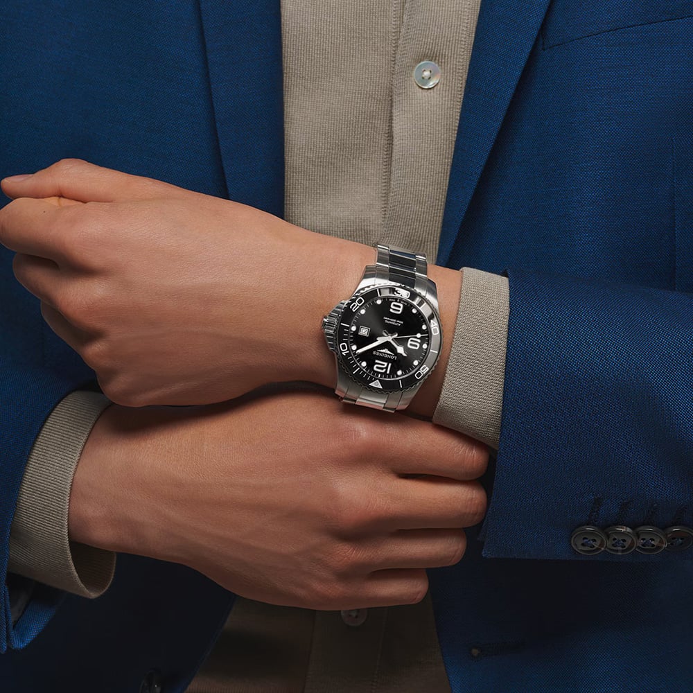 Longines Mens HydroConquest Watch L3.782.4.56.6