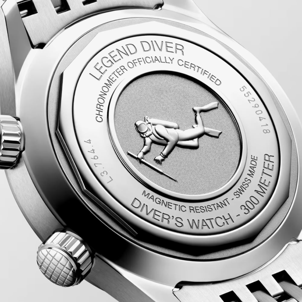 Longines Legend Diver Brown Watch L3.764.4.96.6