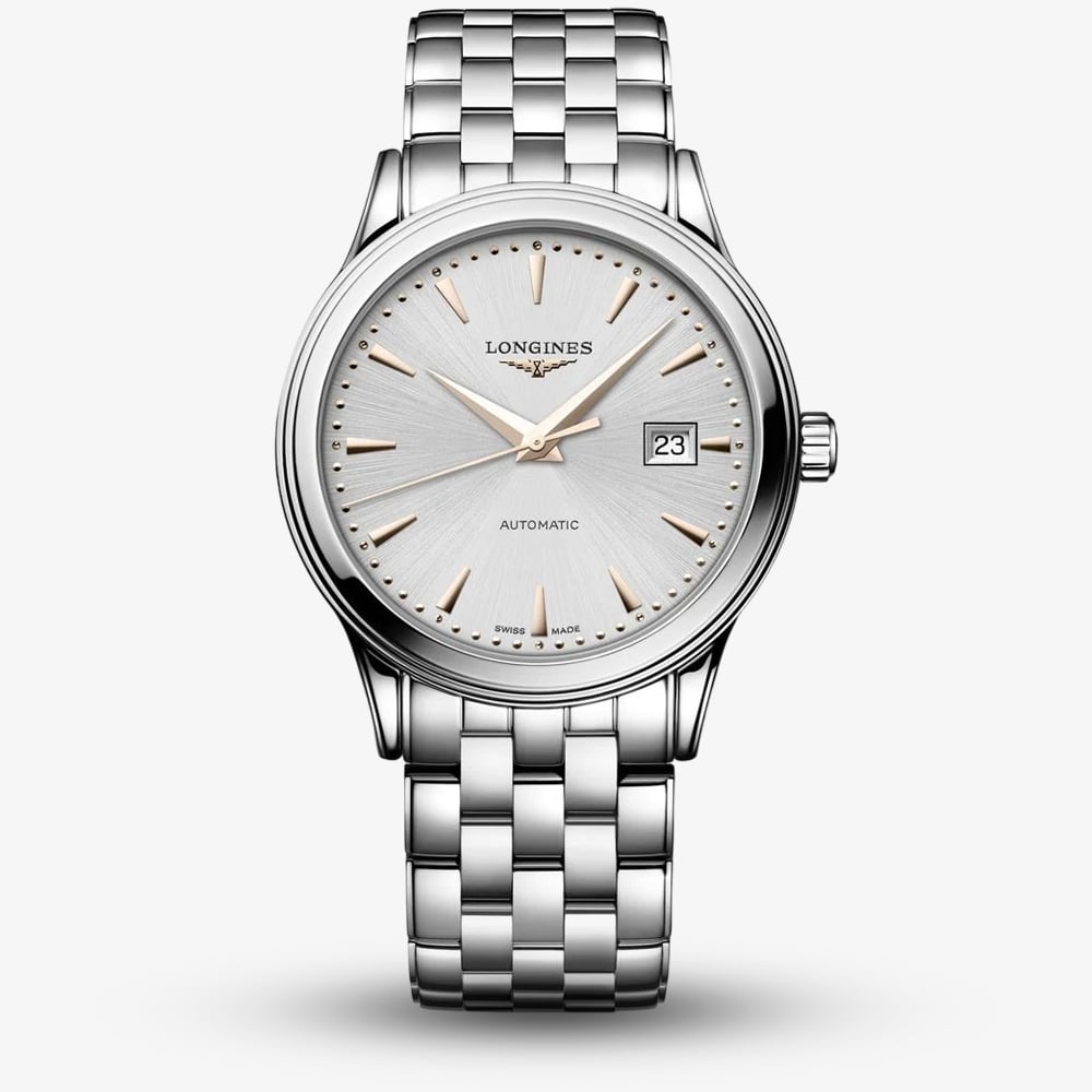 House of Watches - Longines Mens Flagship Automatic Silver Watch L4.984.4.70.6
