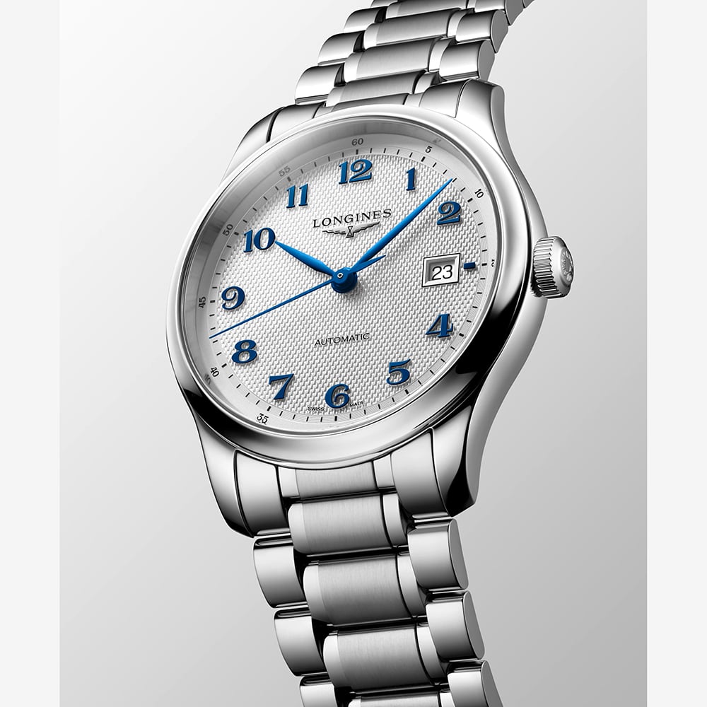Longines Mens Master Collection Silver Dial Bracelet Watch L2.950.4.73.6