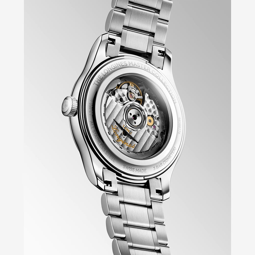 Longines Mens Master Collection Silver Dial Bracelet Watch L2.950.4.73.6