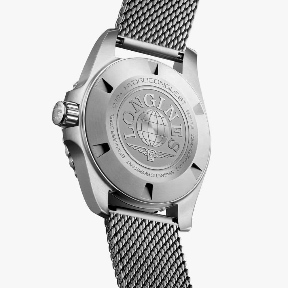Longines Mens Hydroconquest Automatic Ice Blue Dial Bracelet Watch L3.779.4.99.6