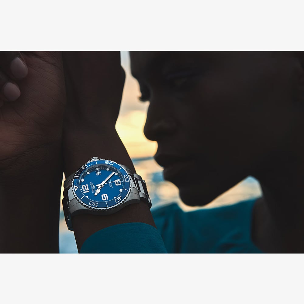 Longines Hydro Conquest Blue Dial Watch L3.780.4.96.6